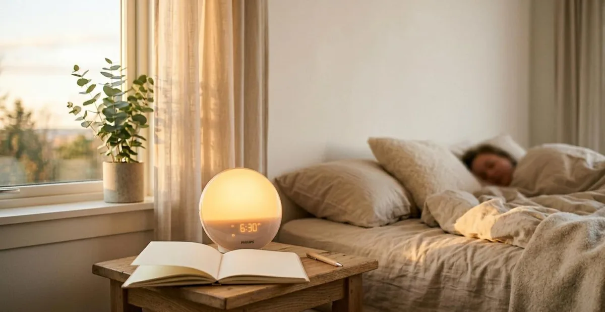 Hatch Restore sunrise alarm clock for morning routine and healthy habits